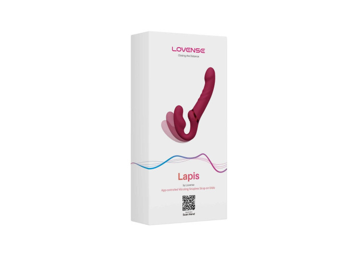 Безремінний смарт-страпон Lovense Lapis vibrating strapless strap-on, 3 мотори Безремінний смарт-страпон Lovense Lapis vibrating strapless strap-on, 3 мотори