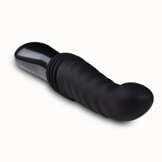 Пульсатор Blush Temptasia – Lazarus Thrusting Dildo – Black, ребристий стовбур, 3 швидкості Пульсатор Blush Temptasia – Lazarus Thrusting Dildo – Black, ребристий стовбур, 3 швидкості