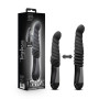 Пульсатор Blush Temptasia – Lazarus Thrusting Dildo – Black, ребристий стовбур, 3 швидкості