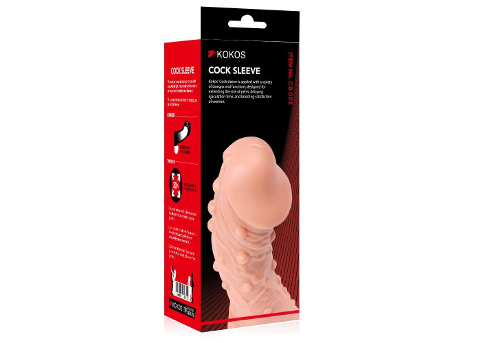 Насадка на член Kokos Cock Sleeve CS 002 M Насадка на член Kokos Cock Sleeve CS 002 M
