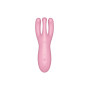 Кліторальний смарт-вібратор Satisfyer Threesome 4 Pink з трьома пальчиками
