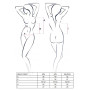 Розпродаж!!! Корсет з пажами BRIDA CORSET black L/XL - Passion Exclusive, трусики, шнурівка