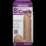 Фалоімітатор Doc Johnson Vac-U-Lock - 8 Inch ULTRASKYN Cock White, діаметр 5,1 см