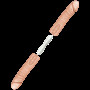 Фалоімітатор подвійний Doc Johnson The D - Double D - 16 Inch - ULTRASKYN, діаметр 4,4 см, Vack-U-Lock