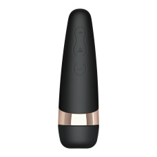 Вакуумний кліторальний стимулятор Satisfyer Pro 3+ Vibration з вібрацією та дуже м'яким кінчиком