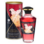 Розігрівальна олія Shunga Aphrodisiac Warming Oil – Sparkling Strawberry Wine (100 мл) без цукру