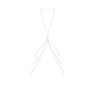 Ланцюжок для тіла Bijoux Indiscrets Magnifique 8 Body Chain - Gold, прикраса для тіла