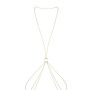 Ланцюжок для тіла Bijoux Indiscrets Magnifique 8 Body Chain - Gold, прикраса для тіла