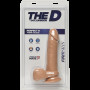 Фалоімітатор Doc Johnson The D - Perfect D - 7 Inch With Balls - FIRMSKYN, діаметр 4,5 см