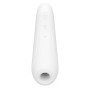 Вакуумний кліторальний стимулятор Satisfyer Curvy 1+ White з керуванням через інтернет