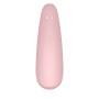 Вакуумний кліторальний стимулятор Satisfyer Curvy 2+ Pink з керуванням через інтернет