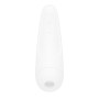 Вакуумний кліторальний стимулятор Satisfyer Curvy 2+ White з керуванням через інтернет