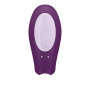 Смарт-вібратор для пар Satisfyer Double Joy Violet із широким кліторальним стимулятором