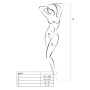 Бодістокінг з крупною сіткою Passion BS077 black