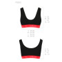 Спортивний топ на широких бретелях Passion PS003 TOP XL, black