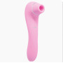 Вібратор і вакуумний стимулятор Alive Midnight Quiver Pink - іграшка 2 в 1