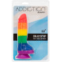 Райдужний фалоімітатор ADDICTION - JUSTIN - 8 