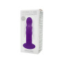 Двошаровий ділдо з вібрацією Adrien Lastic Hitsens 3 Purple, відмінно для страпона, діаметр 4 см, довжина 18,2см