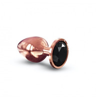 Металева анальна пробка із прикрасою у вигляді кристалу Dorcel - Diamond Plug L