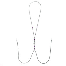 Прикраса для сосків Art of Sex - Nipple Clamps Arrow, колір фіолетовий