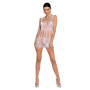 Бодістокінг мінісукня з метеликами Passion BS090 One Size white