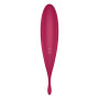 Смарт-вібратор для клітора з вакуумною стимуляцією Satisfyer Twirling Pro+ dark red