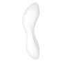Вакуумний смарт-стимулятор із вібрацією Satisfyer Curvy Trinity 5 (White), керування зі смартфона