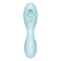 Вакуумний смарт-стимулятор із вібрацією Satisfyer Curvy Trinity 5 (Blue), керування зі смартфона