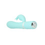 Розкішний кролик з ротацією та вібрацією Pillow Talk Lively Teal, кристал Сваровскі, потрійний відросток