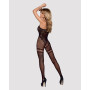 (SALE) Бодістокінг Obsessive Bodystocking F213 S/M/L, імітація мереживного боді та резинки для панчіх (SALE) Бодістокінг Obsessive Bodystocking F213 S/M/L, імітація мереживного боді та резинки для панчіх
