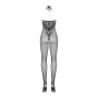Бодістокінг Obsessive Bodystocking G308 S/M/L, халтер, декор у вигляді татуювання