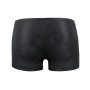 Чоловічі шкіряні боксери з блискавками Passion 049 SHORT MATT S/M Black