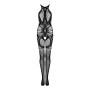Сітчастий бодістокінг без рукавів Obsessive Bodystocking G331 S/M/L, black, з доступом