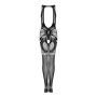 Сітчастий бодістокінг без рукавів Obsessive Bodystocking G331 S/M/L, black, з доступом