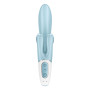 Вібратор-кролик Satisfyer Touch Me Blue, подвійний відросток, 3 потужні мотори