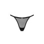 Прозорі стрінги із мереживом Obsessive Celia Noir thong XL