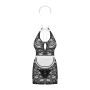 Еротичний костюм покоївки Obsessive Servgirl costume S/M, халат, стрінги, фартух, обруч