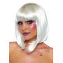 Перука, що світиться в темряві Leg Avenue Pearl short natural bob wig White, коротка, перлинна, 33 с