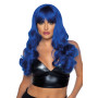 Хвиляста перука Leg Avenue Misfit Long Wavy Wig Blue, довга, реалістичний вигляд, 61 см