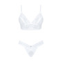 Еротичний комплект Obsessive Heavenlly 2-pcs set XL/2XL, бюстгальтер і танга