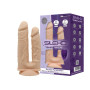 Подвійний фалоімітатор з вібрацією SilexD Double Gusto Vibro Flesh 