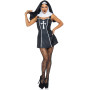 Костюм черниці Leg Avenue Naughty Nun XS, сукня, головний убір