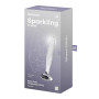 Скляна анальна пробка Satisfyer Sparkling Crystal, дуже міцна, термостійка