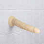 Фалоімітатор Naked Addiction — 9″ Silicone Dual Density Bendable Dildo Vanilla, віброкуля в подарунок