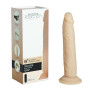 Фалоімітатор Naked Addiction — 9″ Silicone Dual Density Bendable Dildo Vanilla, віброкуля в подарунок