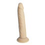 Фалоімітатор Naked Addiction — 9″ Silicone Dual Density Bendable Dildo Vanilla, віброкуля в подарунок