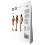 Бодістокінг з імітацією корсетної шнурівки Passion BS094 One Size, red, квітковий візерунок, з доступом