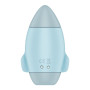 Вакуумний стимулятор з вібрацією Satisfyer Mission Control Blue, 2 незалежні мотори