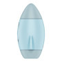 Вакуумний стимулятор з вібрацією Satisfyer Mission Control Blue, 2 незалежні мотори