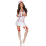 ​​Еротичний костюм медсестри Leg Avenue Head Nurse S/M, сукня, аксесуар на голову, стетоскоп
